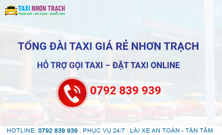 Số tổng đài taxi Nhơn Trạch Đồng Nai mới nhất